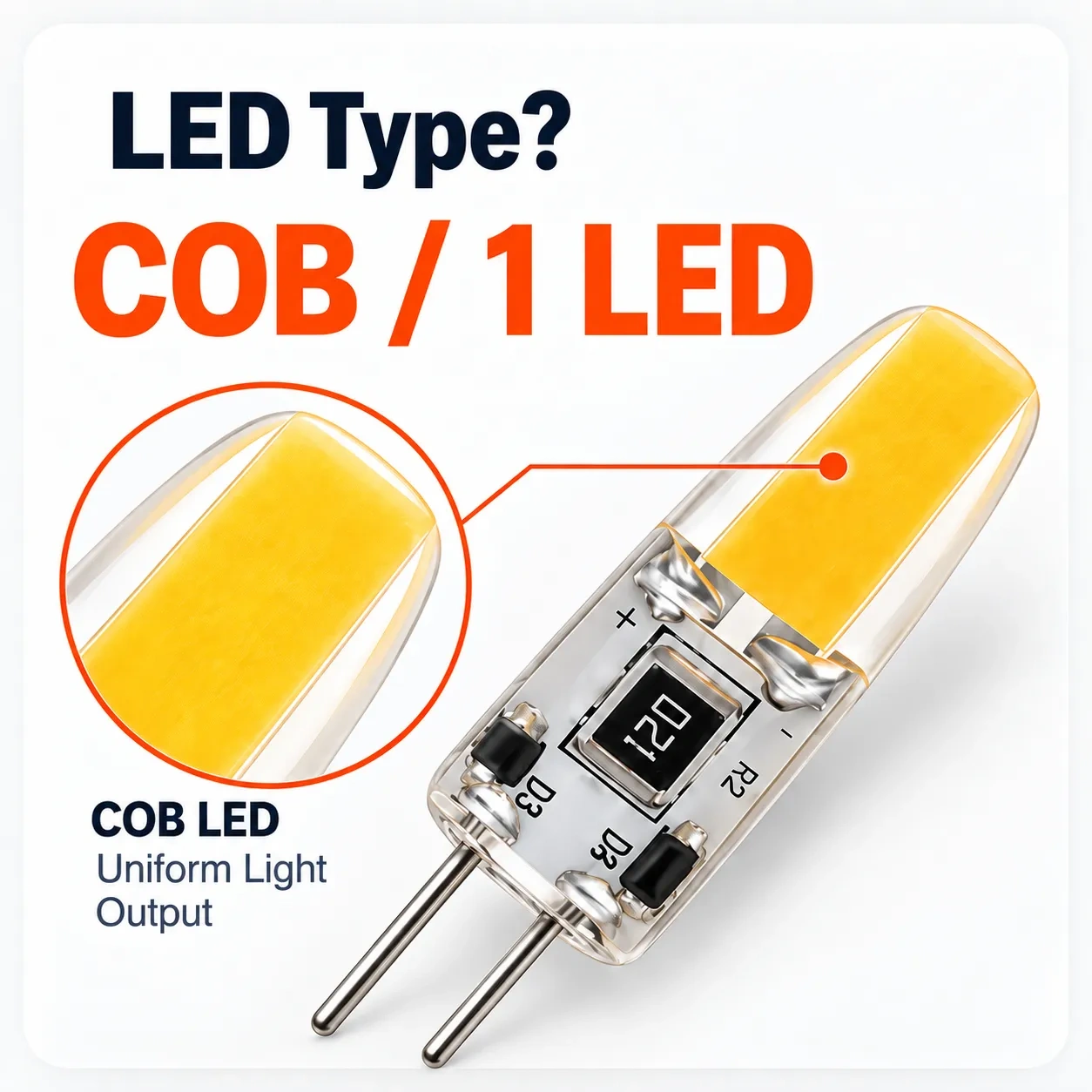 G4 Led Bulb DC 12V 1.5W Dimmable COB – G4-D02,MY SHOP,G4 Led Bulb DC 12V 1.5W Dimmable COB – G4-D02
