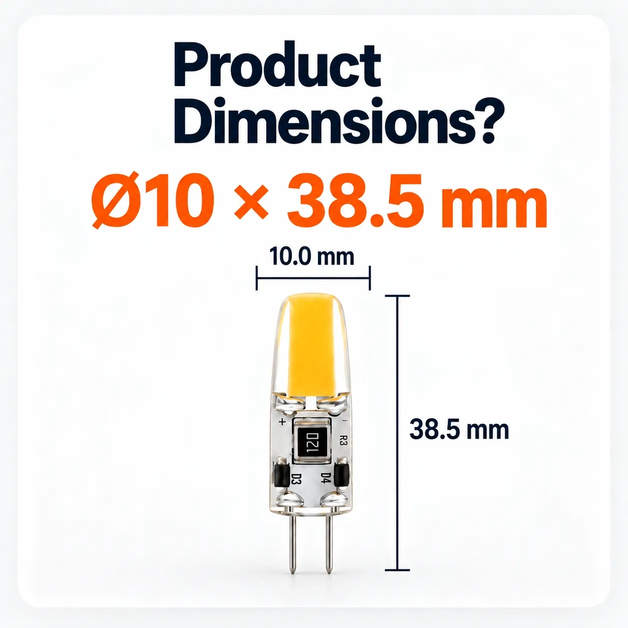 G4 Led Bulb DC 12V 1.5W Dimmable COB – G4-D02,MY SHOP,G4 Led Bulb DC 12V 1.5W Dimmable COB – G4-D02