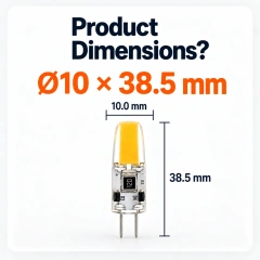 G4 Led Bulb DC 12V 1.5W Dimmable COB – G4-D02,MY SHOP,G4 Led Bulb DC 12V 1.5W Dimmable COB – G4-D02
