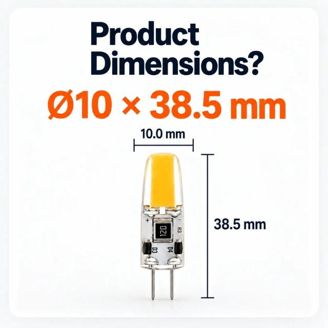 G4 Led Bulb DC 12V 1.5W Dimmable COB – G4-D02,MY SHOP,G4 Led Bulb DC 12V 1.5W Dimmable COB – G4-D02