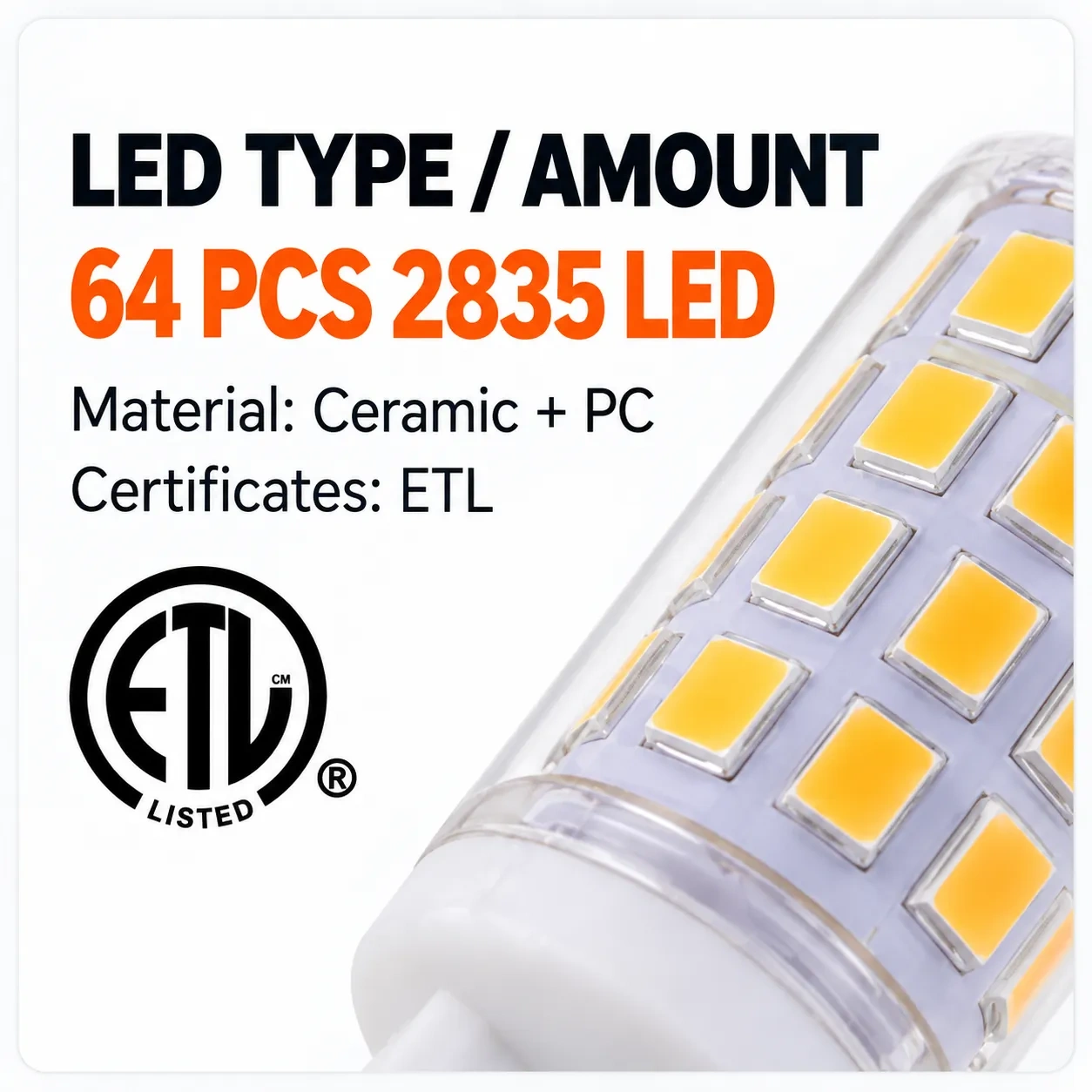 G9 Led Bulb AC 120V 4.5W Dimmable – G9-CR64LED,MY SHOP,G9 Led Bulb AC 120V 4.5W Dimmable – G9-CR64LED