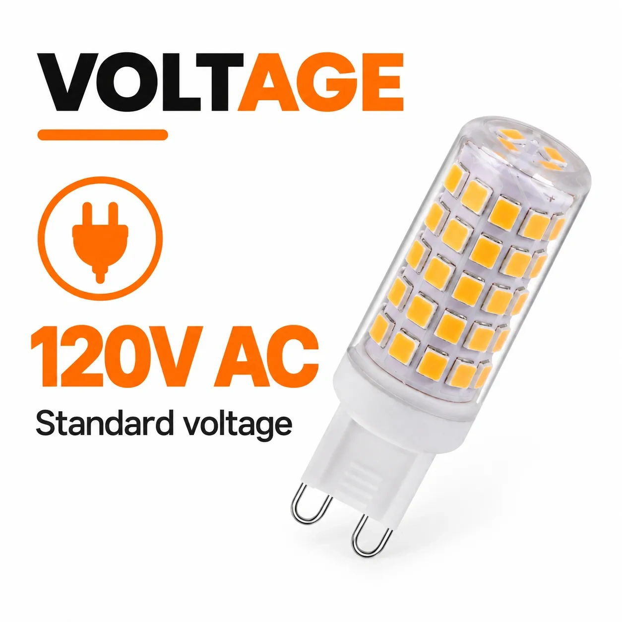G9 Led Bulb AC 120V 4.5W Dimmable – G9-CR64LED,MY SHOP,G9 Led Bulb AC 120V 4.5W Dimmable – G9-CR64LED