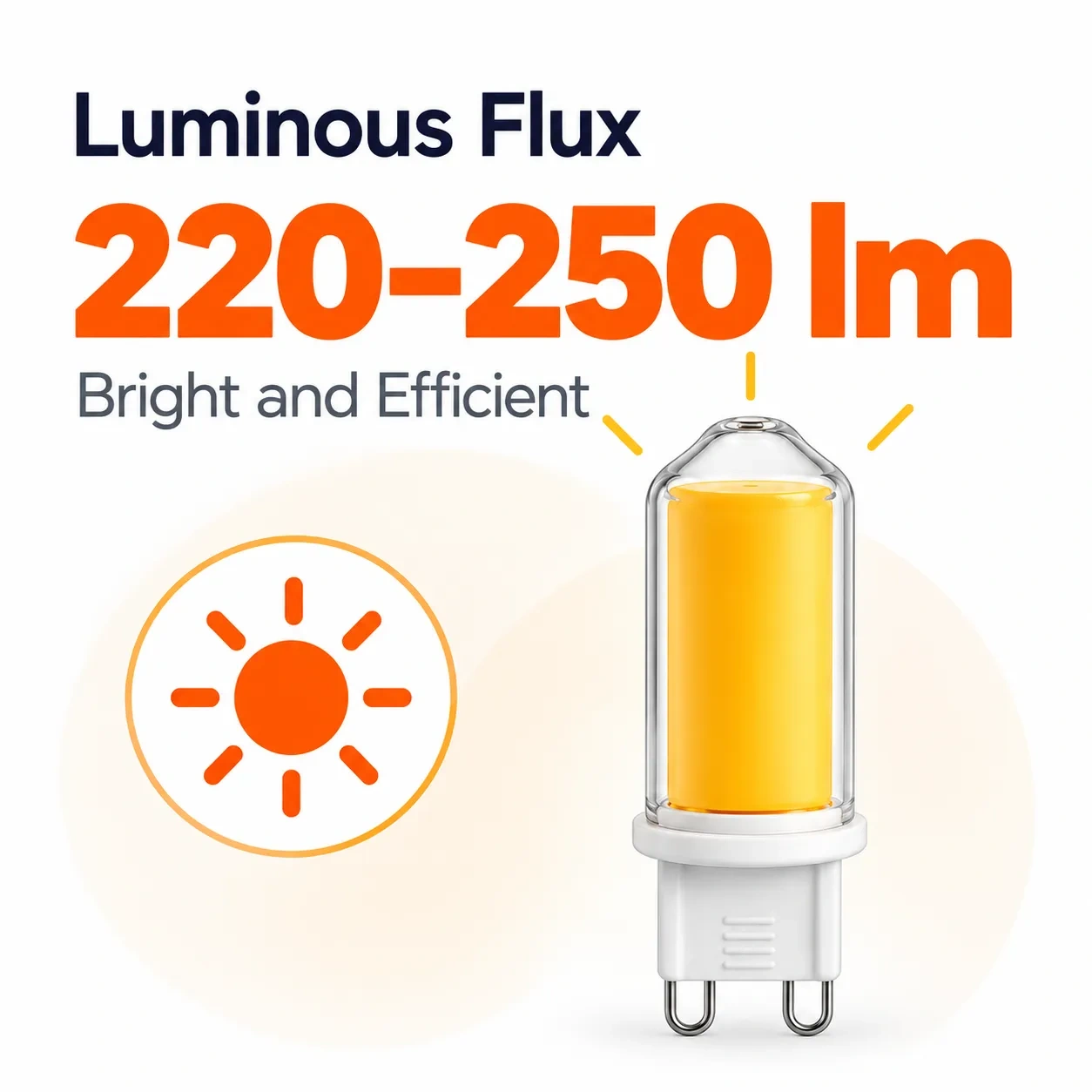 G9 Led Bulb AC 230V 2.2W COB – G9-D03,MY SHOP,G9 Led Bulb AC 230V 2.2W COB – G9-D03