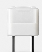 G8 bi-pin LED base close-up