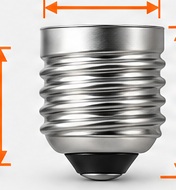 E27 Edison screw base close-up