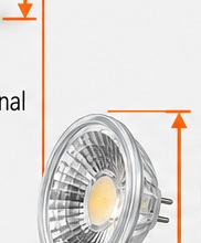 MR11 reflector lamp close-up