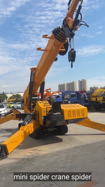 3 Ton Spider Crane Telescopic Hydraulic Arm Aerial Basket Platform Glass Installation Outdoor Repair Lifting Equipment,MY SHOP,3 Ton Spider Crane Telescopic Hydraulic Arm Aerial Basket Platform Glass Installation Outdoor Repair Lifting Equipment