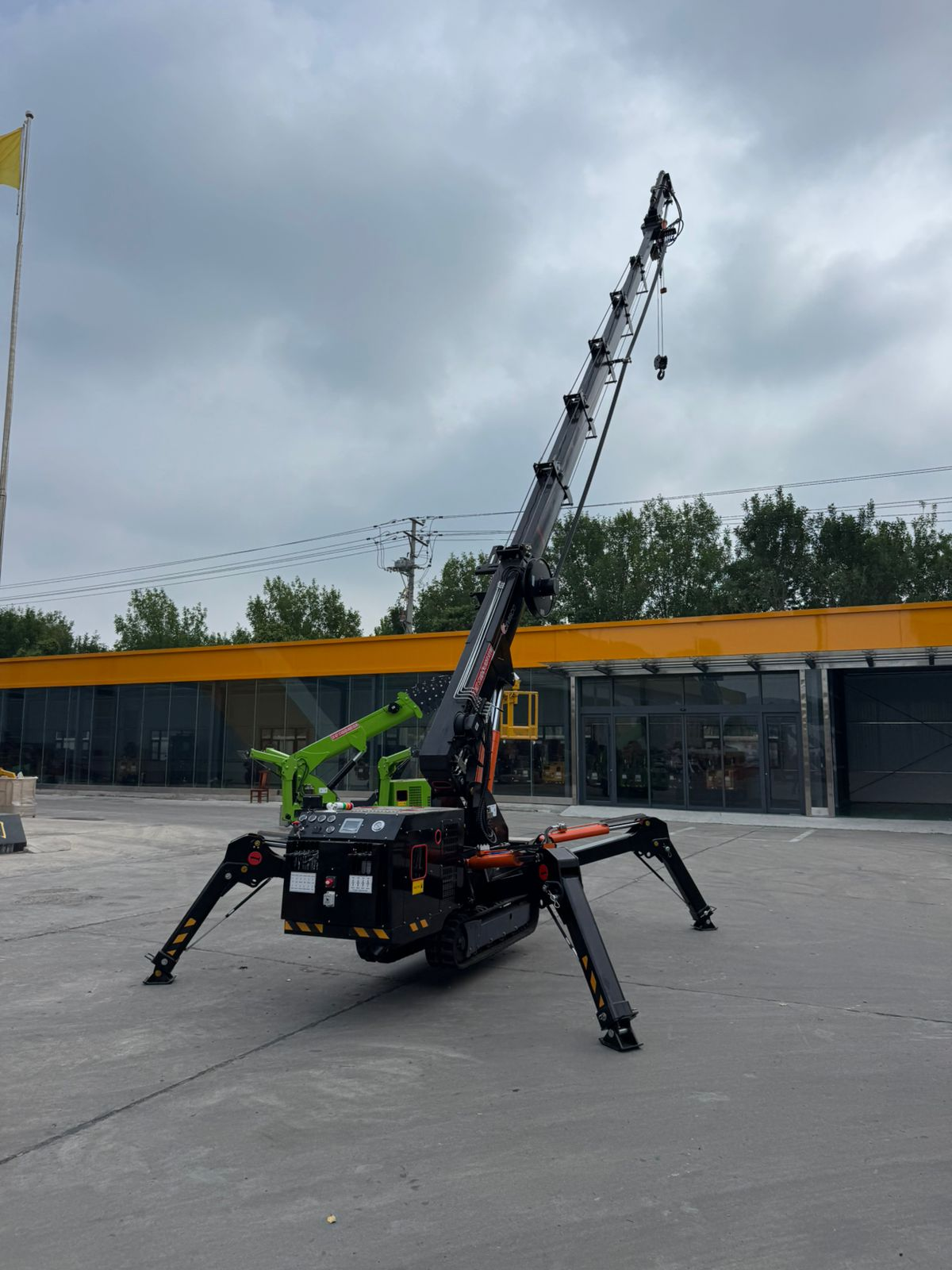 3 Ton Spider Crane Telescopic Hydraulic Arm Aerial Basket Platform Glass Installation Outdoor Repair Lifting Equipment,MY SHOP,3 Ton Spider Crane Telescopic Hydraulic Arm Aerial Basket Platform Glass Installation Outdoor Repair Lifting Equipment