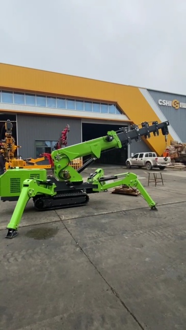 10t Compact Mini Crawler Spider Crane 360° Telescopic Boom 15m Lift With Fly Jib Dual Power Diesel Electric,MY SHOP,10t Compact Mini Crawler Spider Crane 360° Telescopic Boom 15m Lift With Fly Jib Dual Power Diesel Electric