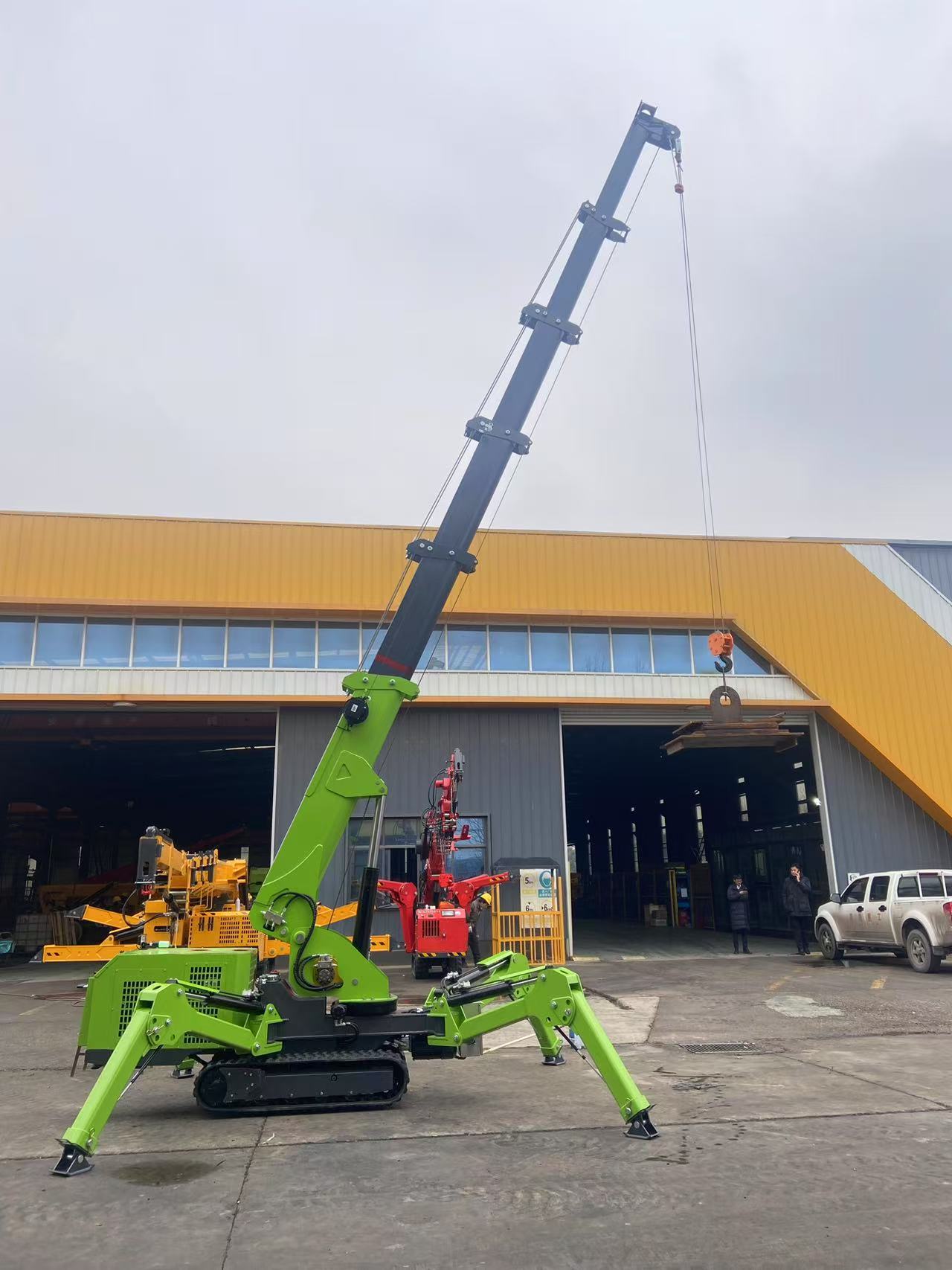 10t Compact Mini Crawler Spider Crane 360° Telescopic Boom 15m Lift With Fly Jib Dual Power Diesel Electric,MY SHOP,10t Compact Mini Crawler Spider Crane 360° Telescopic Boom 15m Lift With Fly Jib Dual Power Diesel Electric