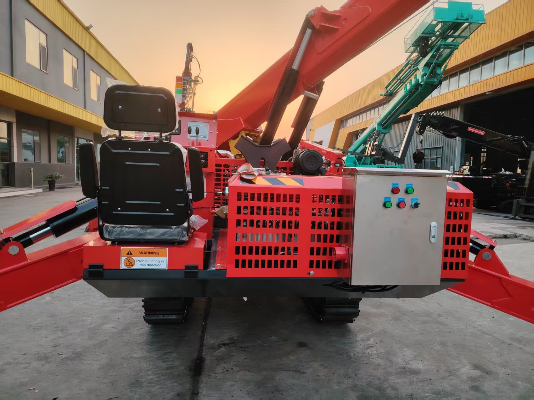 Mini Crawler Spider Crane 8T Diesel Hydraulic Telescopic Boom Remote Control with Outriggers for Narrow Space Lifting,MY SHOP,Mini Crawler Spider Crane 8T Diesel Hydraulic Telescopic Boom Remote Control with Outriggers for Narrow Space Lifting