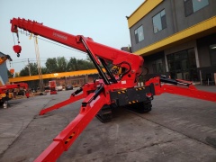 Mini Crawler Spider Crane 8T Diesel Hydraulic Telescopic Boom Remote Control with Outriggers for Narrow Space Lifting,MY SHOP,Mini Crawler Spider Crane 8T Diesel Hydraulic Telescopic Boom Remote Control with Outriggers for Narrow Space Lifting