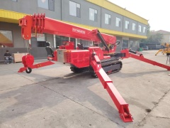 Mini Crawler Spider Crane 8T Diesel Hydraulic Telescopic Boom Remote Control with Outriggers for Narrow Space Lifting,MY SHOP,Mini Crawler Spider Crane 8T Diesel Hydraulic Telescopic Boom Remote Control with Outriggers for Narrow Space Lifting