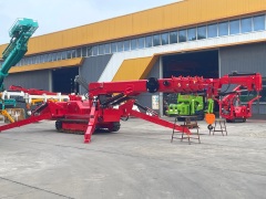 Mini Crawler Spider Crane 8T Diesel Hydraulic Telescopic Boom Remote Control with Outriggers for Narrow Space Lifting,MY SHOP,Mini Crawler Spider Crane 8T Diesel Hydraulic Telescopic Boom Remote Control with Outriggers for Narrow Space Lifting