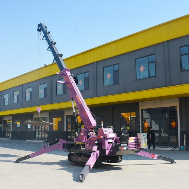16 Tons Crawler Spider Crane 23m Working Radius High‑Strength Manganese Steel Boom Hydraulic Mobile Mini Spider Crane for Narrow Space Lifting,MY SHOP,16 Tons Crawler Spider Crane 23m Working Radius High‑Strength Manganese Steel Boom Hydraulic Mobile Mini Spider Crane for Narrow Space Lifting