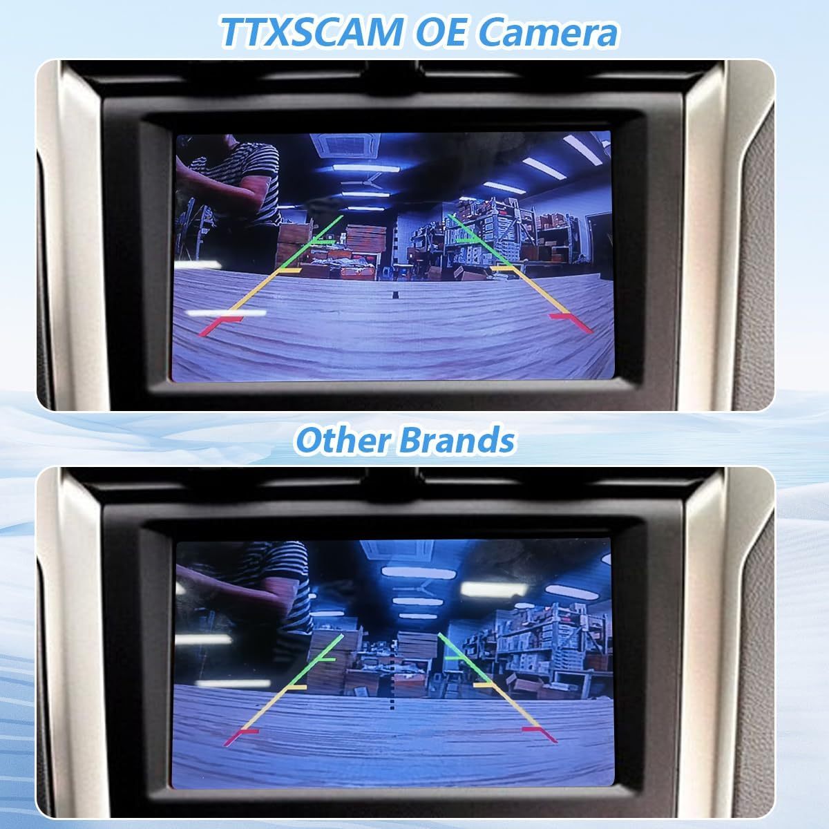 OE Backup Camera Compatible with Ford Fusion 2013 2014 2015 2016 | Rear View Reverse Park Assist Camera | Replaces ES7Z-19G490-A, DS7Z-19G490-A, E1GT-19G490-BB, HS7Z-19G490-A, HS7Z-19G490-D