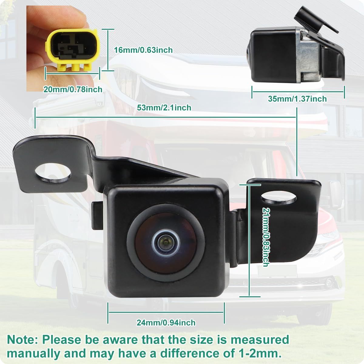 95760-2P202 OE Backup Camera Replacement for Kia Sorento 2011-2013, Reverse GreenYi Rear Park Assist Camera Replaces 95760-2P000 95760-2P201 95760-2P202FFF 592-267