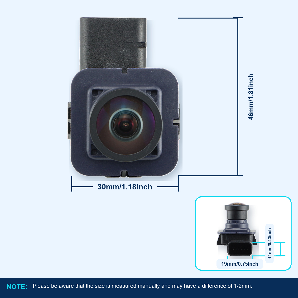 CK4Z-19G490-A Rear View Backup Camera Compatible with Ford Transit 150 250 350 350HD 2015-2017, Transit Cargo Van 2018-2019 - Replace# CK4Z19G490A by GreenYi