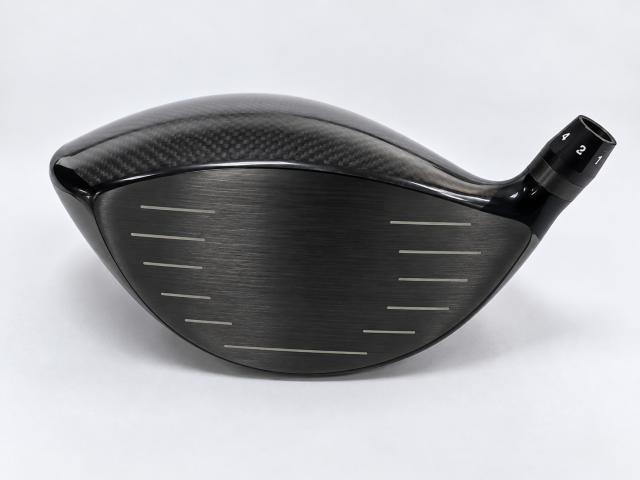Custom Black & Silver Golf Driver Head with Blue Weights, APEX OCEAN,Custom Black & Silver Golf Driver Head with Blue Weights