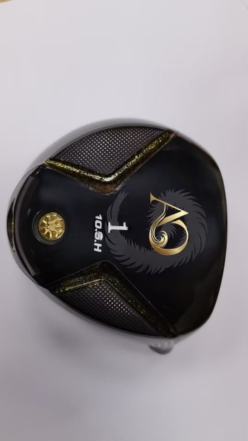 Custom Black & Gold Golf Driver Head, APEX OCEAN,Custom Black & Gold Golf Driver Head