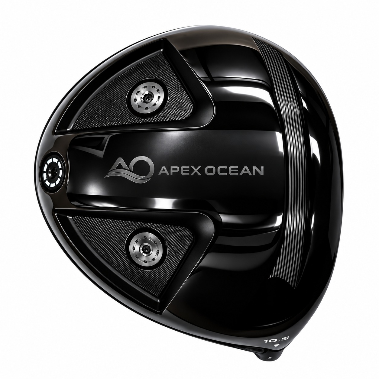 Custom All-Black Golf Driver Head, APEX OCEAN,Custom All-Black Golf Driver Head