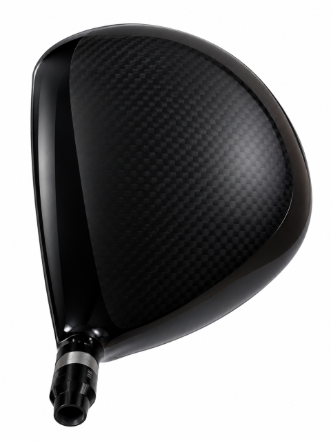 Custom Black & Silver Golf Driver Head with Geometric Sole Design, APEX OCEAN,Custom Black & Silver Golf Driver Head with Geometric Sole Design
