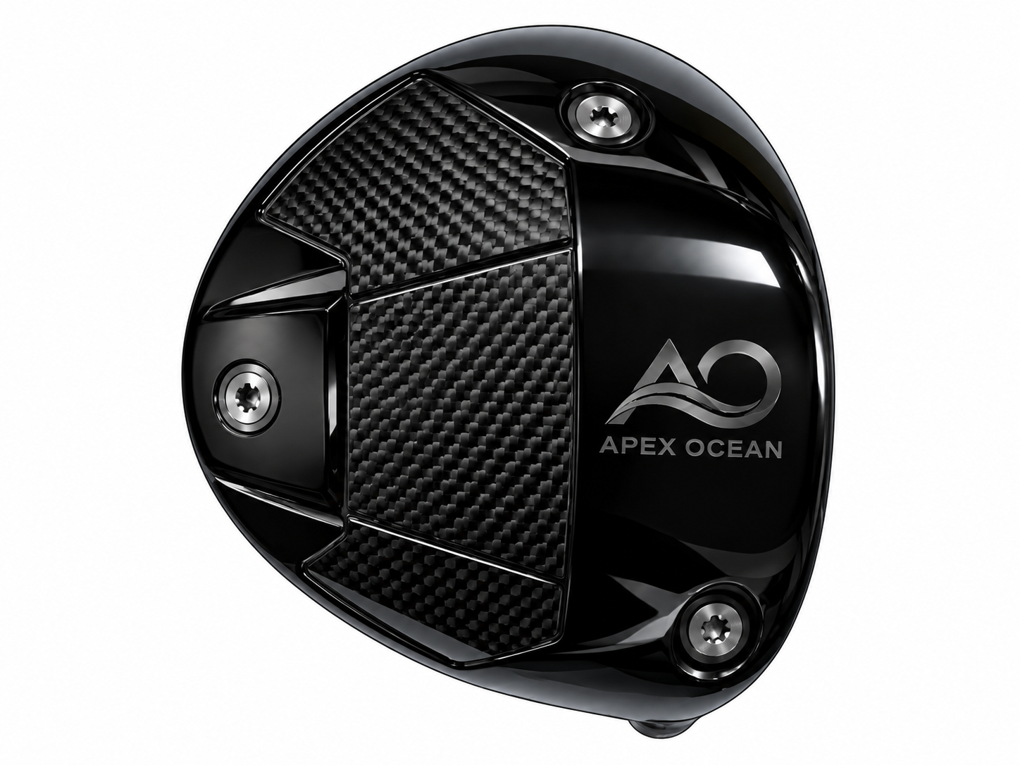 Custom Black Carbon Fiber Style Golf Driver Head, APEX OCEAN,Custom Black Carbon Fiber Style Golf Driver Head
