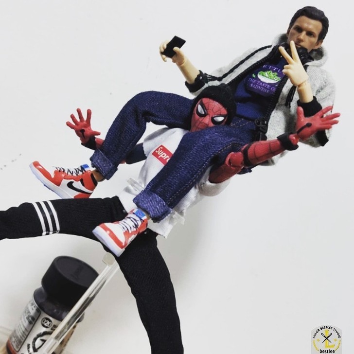 Spider boy suit