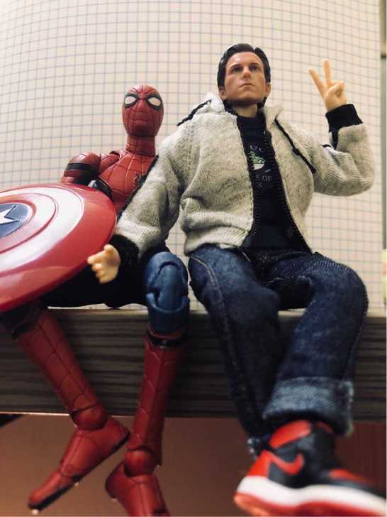 Spider boy suit