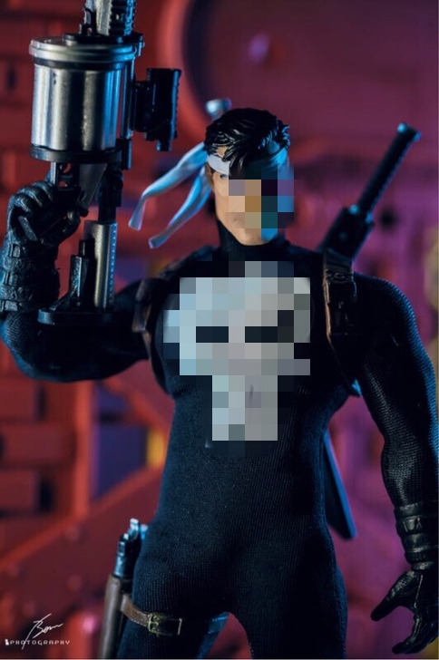 Punisher black tights