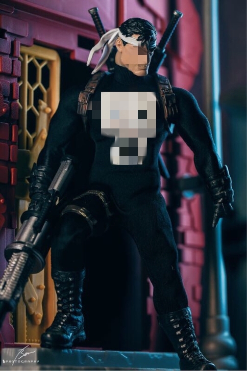 Punisher black tights