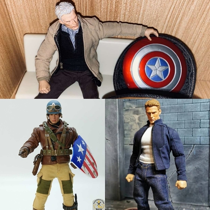Old American man leather SUIT