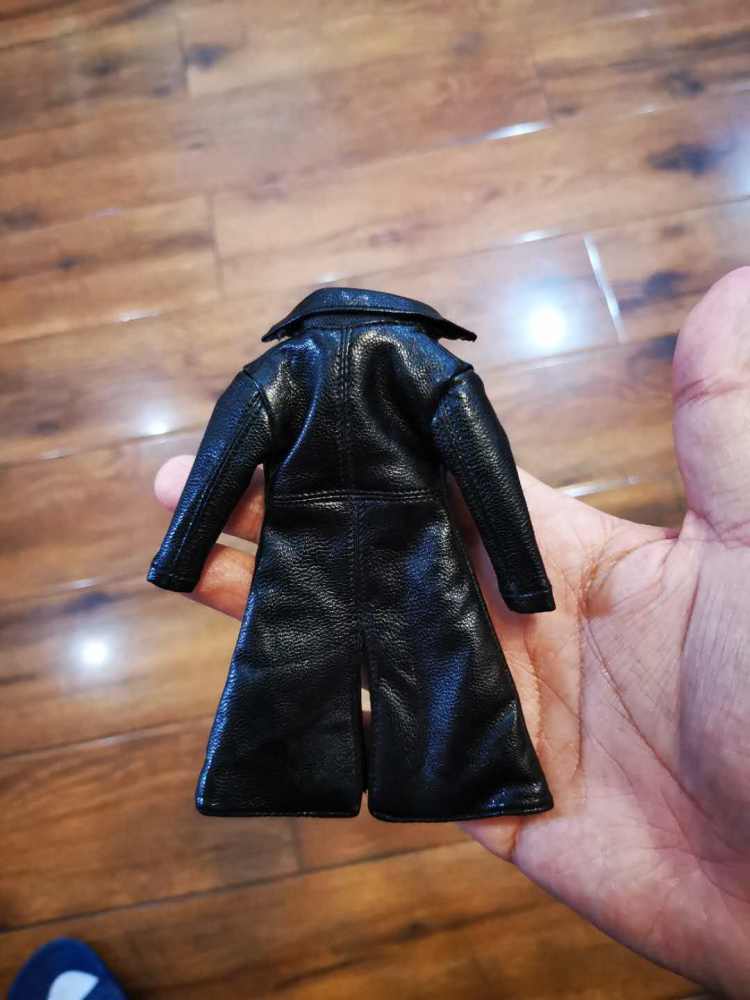 A black leather windbreaker for the Punisher