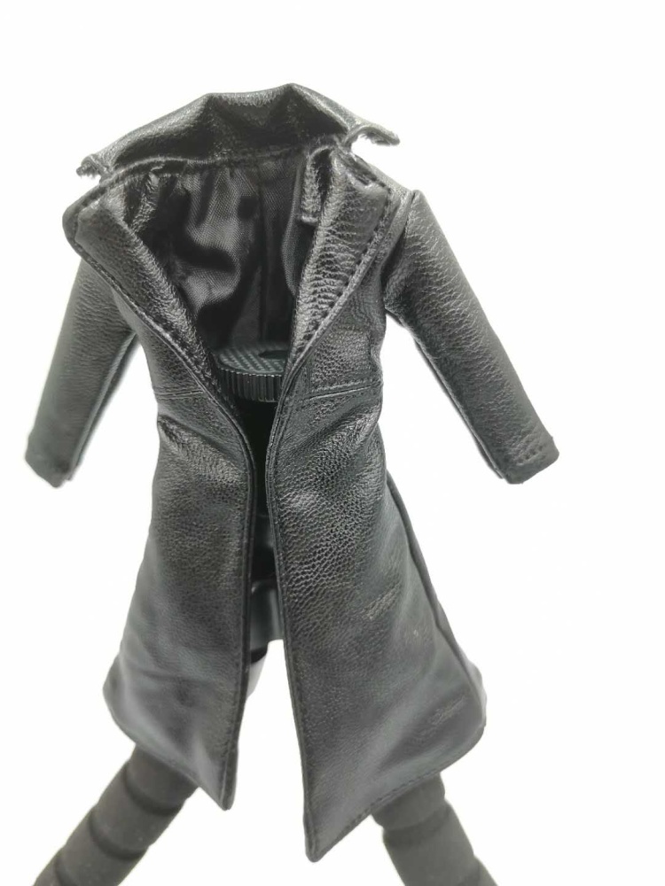 A black leather windbreaker for the Punisher