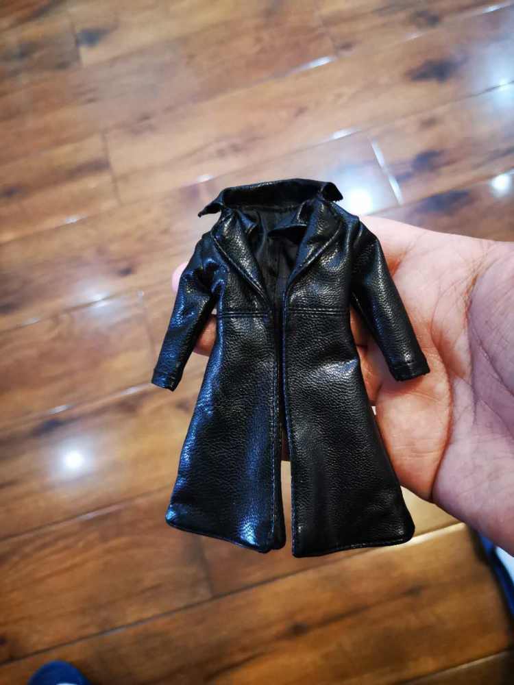 A black leather windbreaker for the Punisher