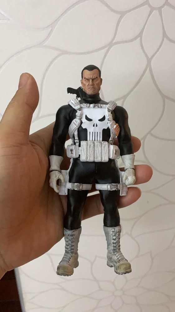 Punisher black leather tights