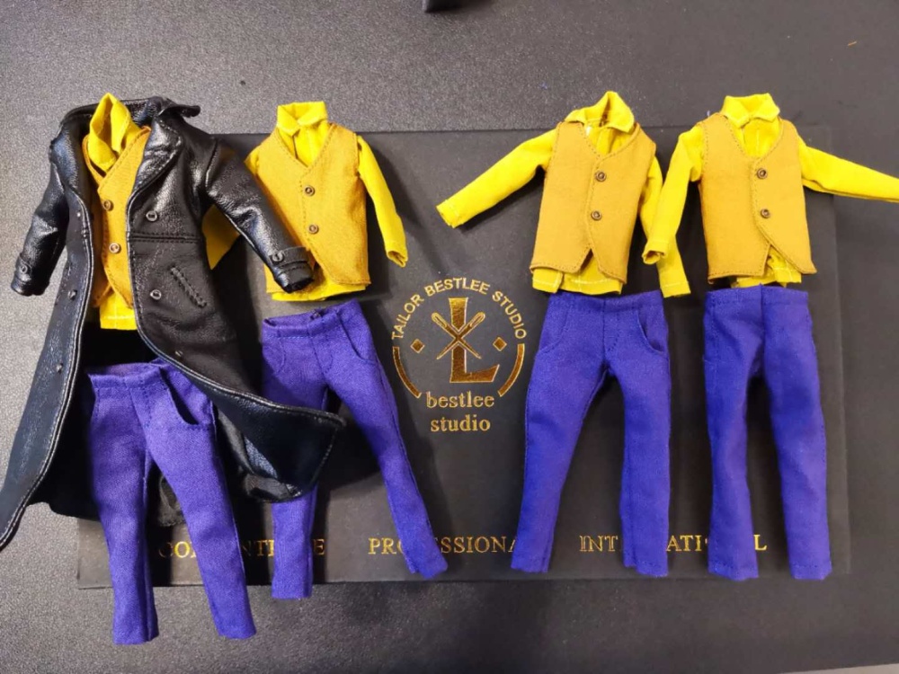 Joker black leather windbreaker