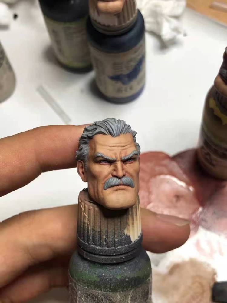 Old bat boys headsculpt 1:12
