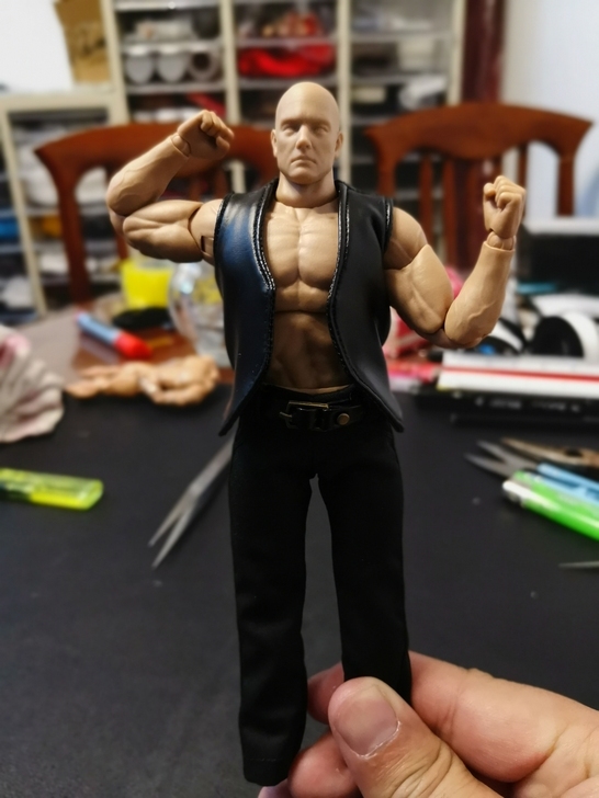 VToys Size wrestler Suit 1:12