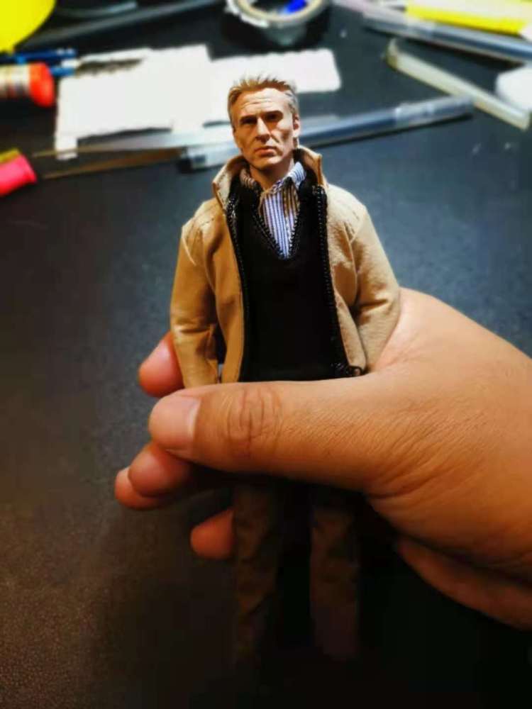 Old American man leather SUIT