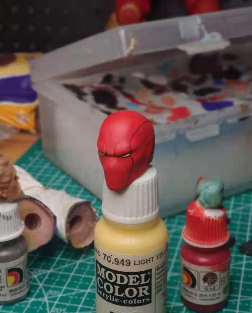 Red head male headsculpt 1:12