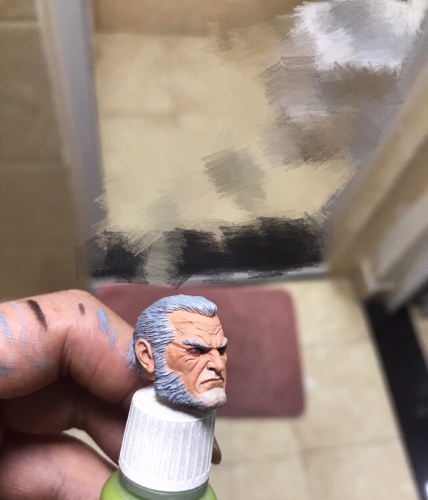 Wolf headsculpt 1:12