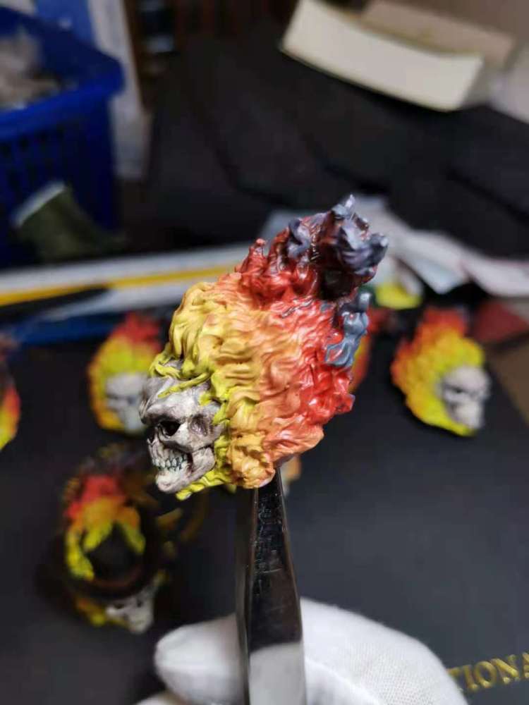 Ghots rider headsculpt 1:12