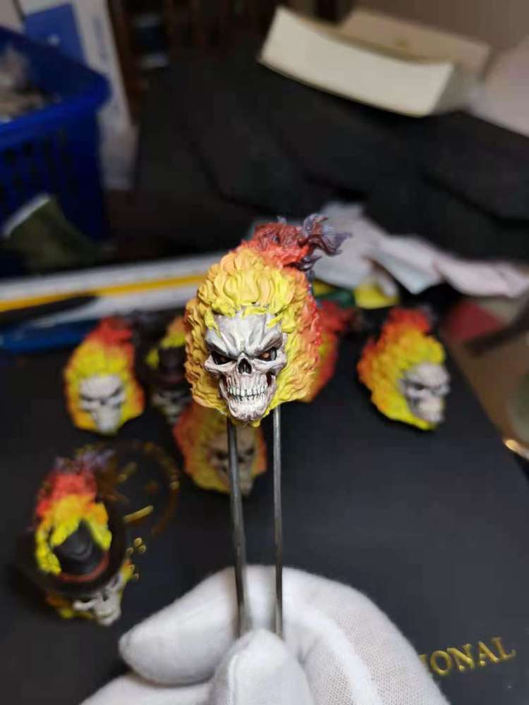 Ghots rider headsculpt 1:12