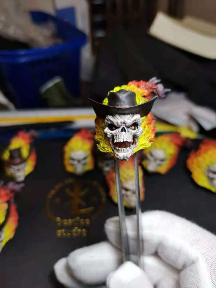 Ghots rider headsculpt 1:12