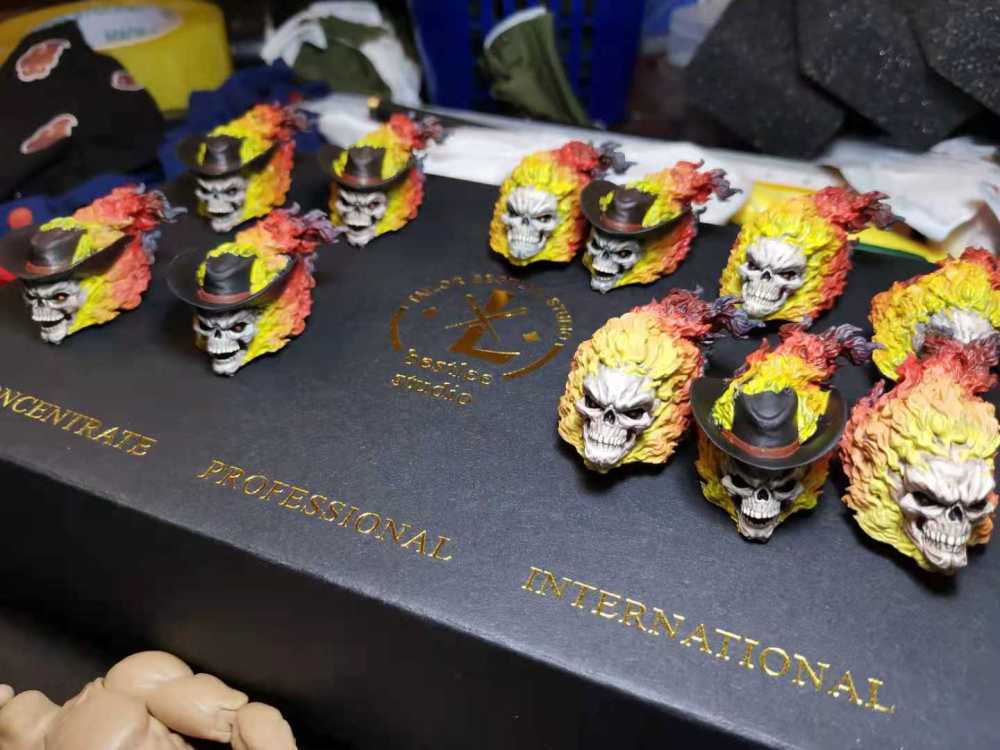 Ghots rider headsculpt 1:12