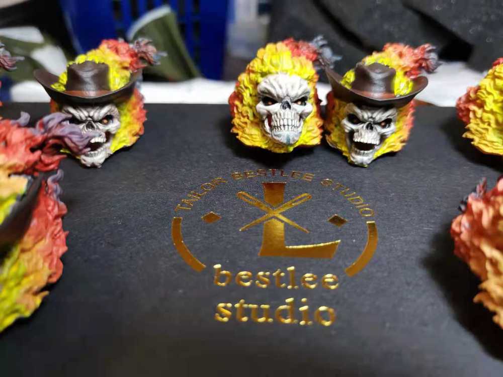Ghots rider headsculpt 1:12