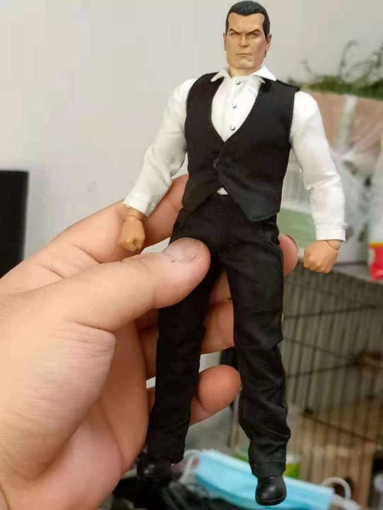 Vtoys zero black suit 1:12