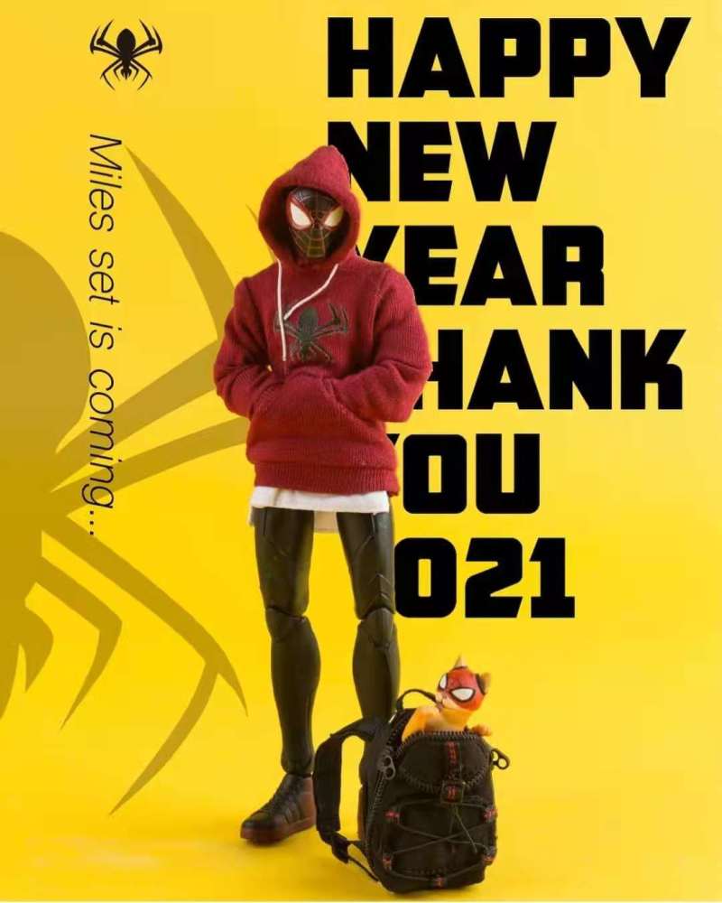 ML PS4 Spider Boy miless suit/ bag/shoes/cat 1:12