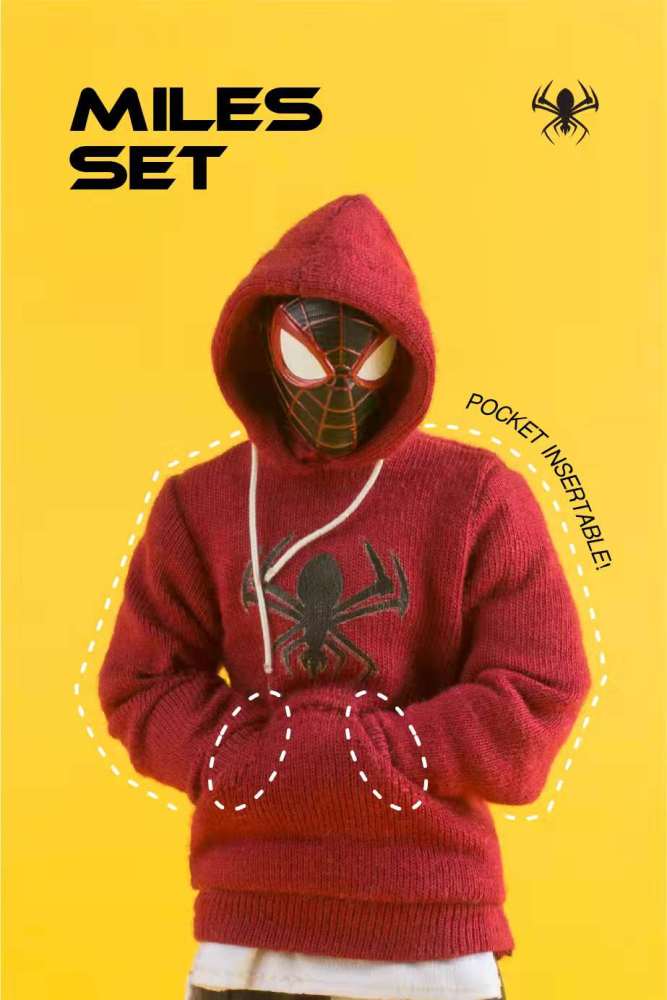 ML PS4 Spider Boy miless suit/ bag/shoes/cat 1:12